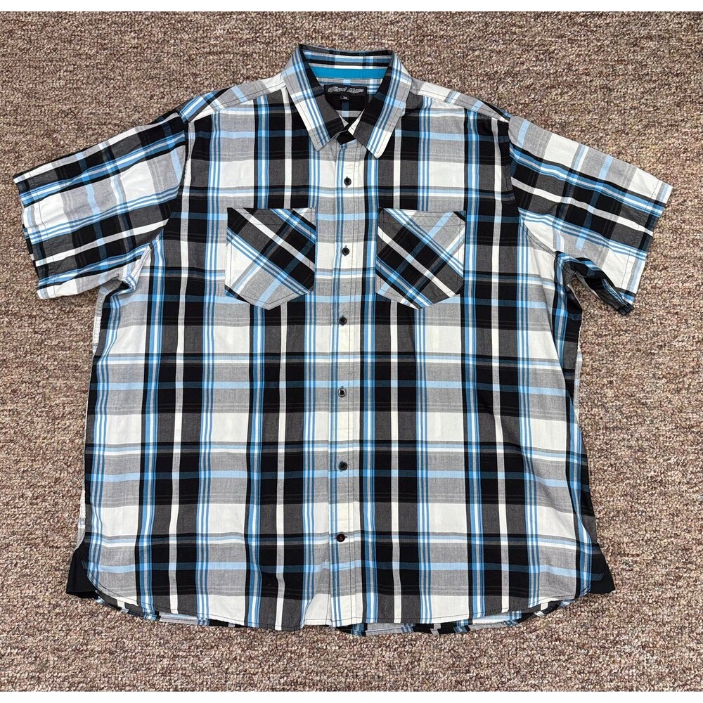 Men’s 3XL Button Down Short Sleeve Shirt Button up Dress Shirt Big & tall